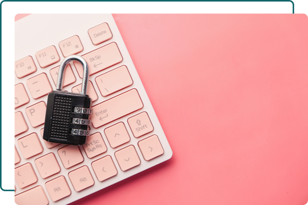 lock and keyboard