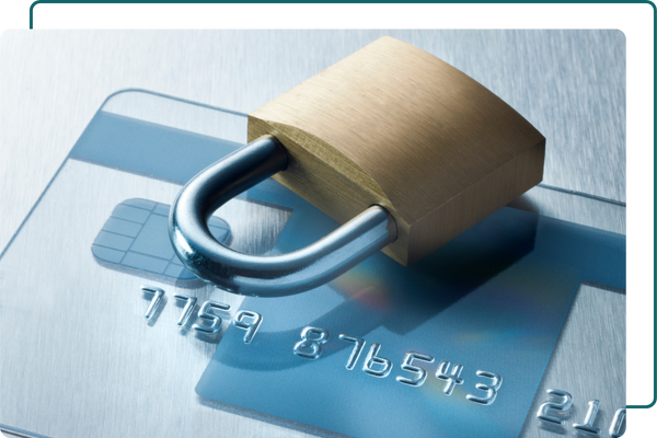 lock on credit card